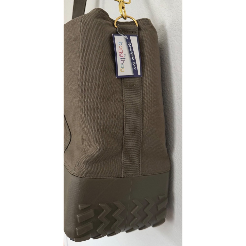 BOGG Boat Bag by Bogg Bag Olive Green Double Handles Adjustable Shoulder Strap - Picture 8 of 16